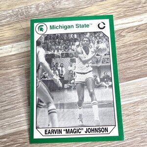 College Basketball Card 1990 Magic Johnson No 189
